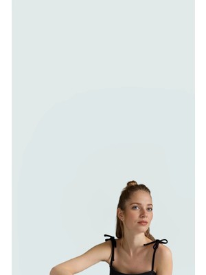 Fitted Peplum Bluz Askılı Örme Günlük Şıklık Yüksek Kalite Mükemmel Uyum