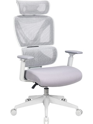 Unique-S Yönetici ve Çalışma Koltuğu-Gri-Krem 74X117.5-127X65.5 cm