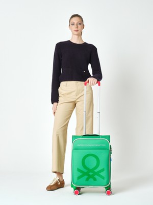 Benetton 14BNT2200-03-YSL Trolley 50 Cm Yeşil Kabin Boy Valiz