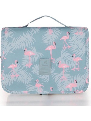 Mavi Askılı Makyaj ve Seyahat Çantası, Organizer ve Plaj Taşıma Çantası