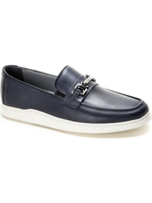 Pierre Cardin 191074 Lacivert Erkek Loafer Günlük Deri Ayakkabı