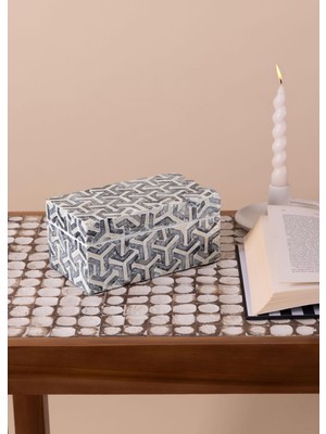 The Mia Sedef Dikdörtgen Kutu 21X12X10 cm TLC0088