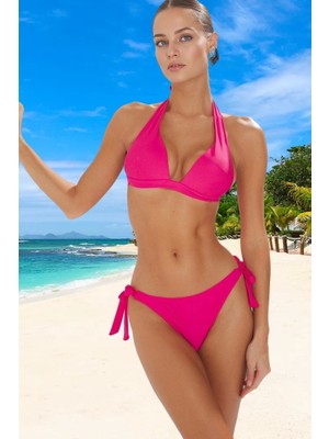 Üçgen Bağlamalı Bikini Takımı Plaj ve Havuz Için Premium Kalite Şık Detaylı Özel Tasarım