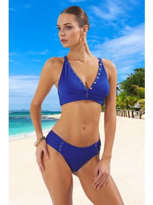 Bikini Takımı Şık Detaylı Klora Dayanıklı Su Sporları Için Ergonomik Kesim Yaz Koleksiyonu