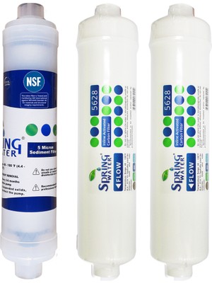 Spring Water 5628 Karbon Filtreli 3 Lü Set