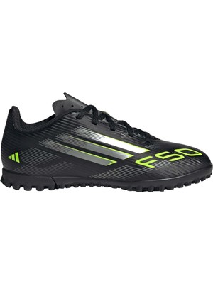 adidas F50 Club Çocuk Siyah Halı Saha Kramponu.-