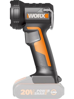 Worx WX025.9 20VOLT 160/350 Lümen Profesyonel Çok Fonksiyonlu LED Fener (Akü Dahil Değildir)