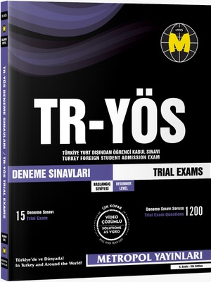 TR-YÖS DENEME SINAVLARI (BAŞLANGIÇ SEVİYESİ) (15 FASİKÜL DENEME)