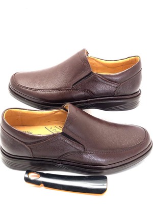 Büyük Numara Hakiki Deri Tam Ortopedik Erkek Ayakkabı