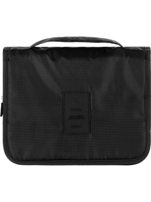 Şık ve Kompakt Seyahat Kozmetik Düzenleyici, Siyah Renk Seçeneğiyle.