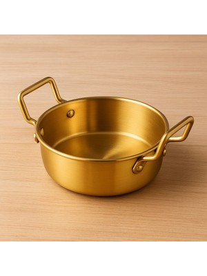 Saplı Gold  Sunumluk & Meze Sunumluk Çelik 1 Adet 10 cm Stainless Steel