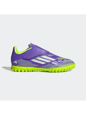 Adidas Performance JI0034 F50 Club Hook-and-Loop Turf Boots Kids