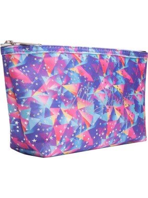 Lacivert Büyük Düz Makyaj Çantası, Şık ve Kullanışlı Tasarım