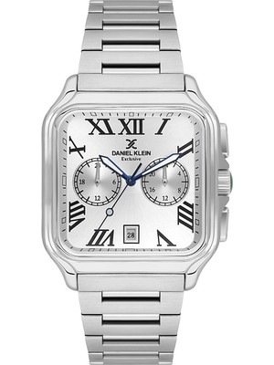 Daniel Klein DK.1.14041-1 Exclusive Çelik Kaplama 3 Atm Suya Dayanıklı  Metalik Renk Erkek Kol Saati