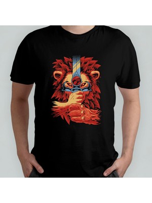 Thundercats %100 Pamuklu Bisiklet Yaka T-Shirt Model 3