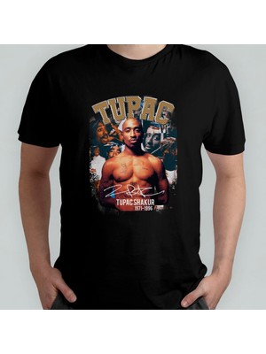 Tupac 2pac %100 Pamuklu Bisiklet Yaka T-Shirt Model 11