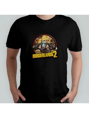 Borderlands 2 %100 Pamuklu Bisiklet Yaka T-Shirt Model - 1