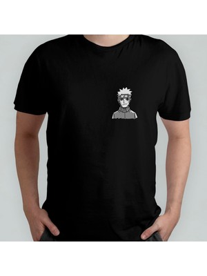 Naruto %100 Pamuklu Bisiklet Yaka T-Shirt Model - 3