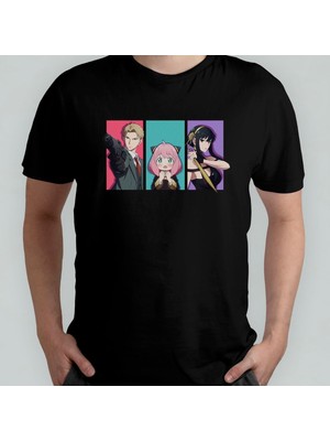 Spy x Family %100 Pamuklu Bisiklet Yaka T-Shirt Model - 2