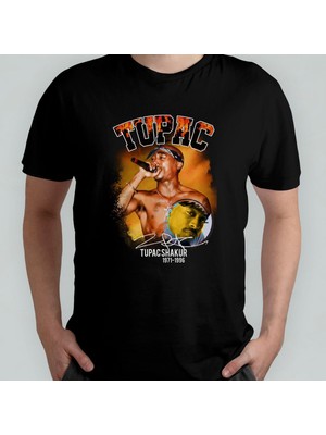 Tupac 2pac %100 Pamuklu Bisiklet Yaka T-Shirt Model 13