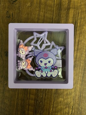 Özel Kutuda Kuromi Sanrio 5'li Toka Seti Doğum Günü Bayram Karne Hediyesi