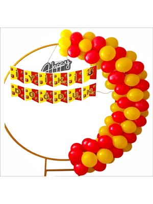 Galatasaray 60 Balon+Banner Seti