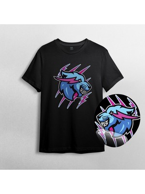 Mr. Beast %100 Pamuklu Bisiklet Yaka T-Shirt ve Mousepad Seti