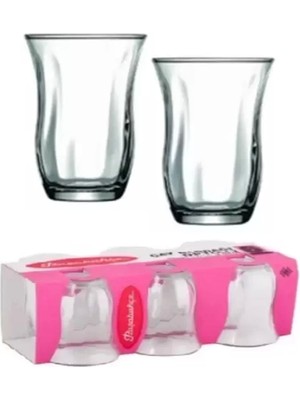 Paşabahçe 42191 Optikli Çay Bardağı 95 cc 6 Lı