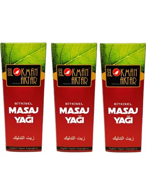 DVD Lokman Aktar Masaj Yağı 150 ml 3 Adet