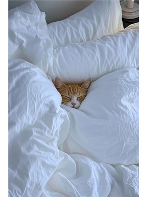 (2 Adet) %100 Doğal Pamuk Keten Yastık Kılıfı – 50X70 cm (Beyaz)