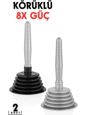 Küçük Körüklü Küvet,mutfak ve Banyo Vantuz Pompa Tıkanık Lavabo Açıcı Manuel El Vantuzu 2 Adet M-102