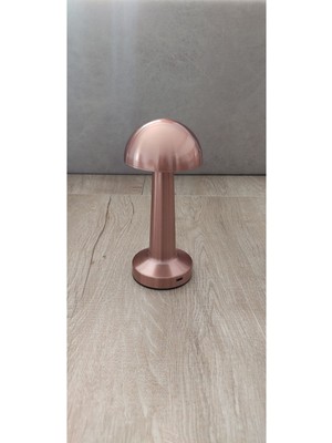 3 Renkli Metal Şarjlı Masa Lambası, Dim Edilebilir, Şık ve Modern Tasarım