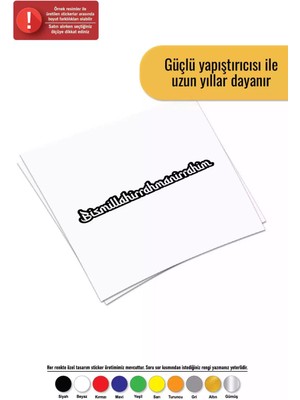 Besmele - Araç, Oto, Laptop, Duvar Uyumlu Sticker 50*10 cm