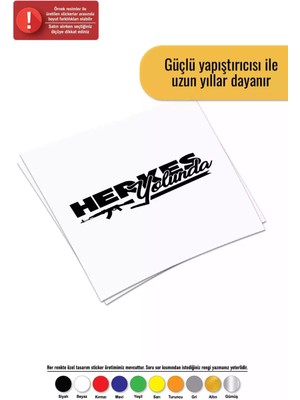 Herkes Yolunda Sticker Oto Motor Laptop Duvar Folyo Sticker 70 x 21 cm