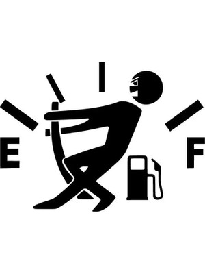 BYR002 Yakıt Deposu Kapağı Sticker Oto Motor Laptop Duvar Folyo Sticker 50X35 cm [efsngrck]