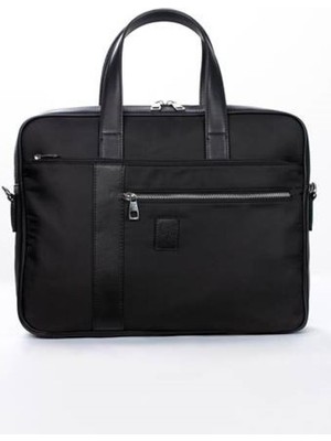 Byz - 248 Siyah 38X29X7CM Saten Kumaş/suni Deri Evrak Çantası