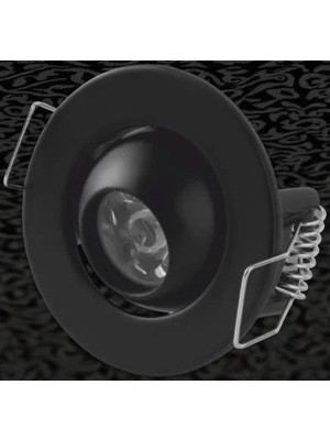 1,5W Power LED Ufo Spot (Siyah Kasa ) (Günışığı) CT-5268SG