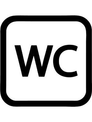 Wc Sticker 30 x 30 cm