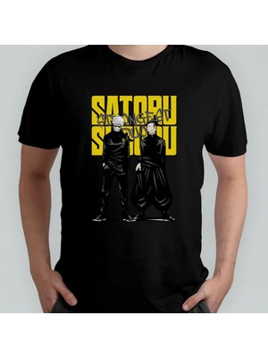 Jujutsu Kaisen Unisex %100 Pamuklu Bisiklet Yaka T-Shirt Model 13