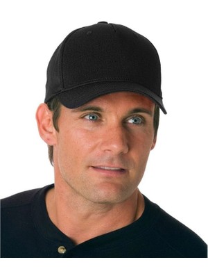 Eleven Markets Düz Siyah Şapka Sportif Cap