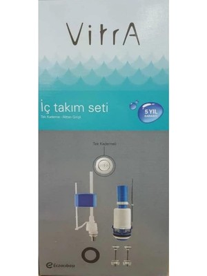 VitrA 330B1314 Rezervuar Iç Takım, Alttan Su Girişli, 6 L