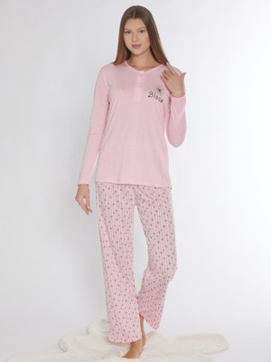 Uzun Kol Pijama Takım Viskon Alperi 790-76