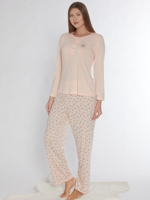 Uzun Kol Pijama Takım Viskon Alperi 790-76