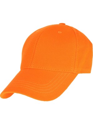 Eleven Markets Düz Turuncu Gabardin Spor Şapka Spor Cap