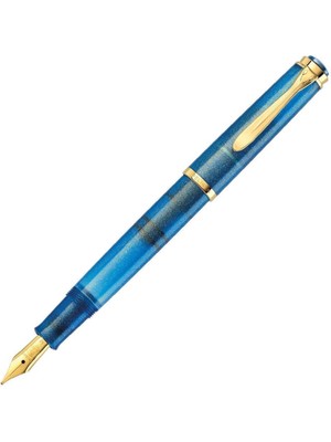 Pelikan Classic Special Edition M200 Golden Lapis Dolma Kalem B Uç