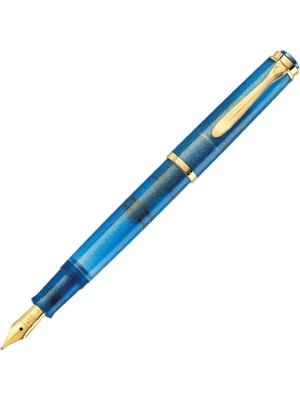 Pelikan Classic Special Edition M200 Golden Lapis Dolma Kalem Ef Uç