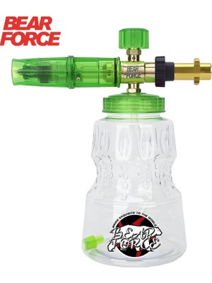 Robeve Bear Force Foam Lance Köpük Yapıcı Aparat 1l Köpük Aparatı Basınçlı Yıkama Makineleri Için Köpük Aparatı Çift Nozzle Ile Birlikte Foam Canon
