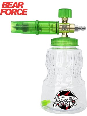 Robeve Bear Force Foam Lance Köpük Yapıcı Aparat 1l Köpük Aparatı Basınçlı Yıkama Makineleri Için Köpük Aparatı Çift Nozzle Ile Birlikte Foam Canon