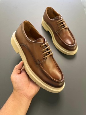 LFR-F046 Derı Merdane Ayakkabı Taba