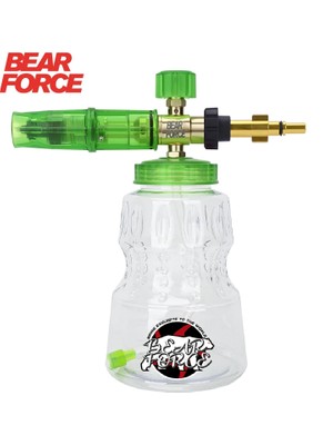 Robeve Bear Force Foam Lance Köpük Yapıcı Aparat 1l Köpük Aparatı Basınçlı Yıkama Makineleri Için Köpük Aparatı Çift Nozzle Ile Birlikte Foam Canon
